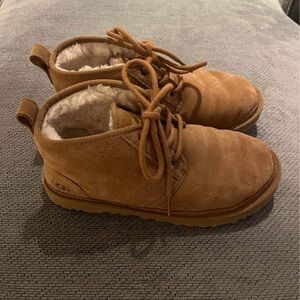 UGG Tan Suede Ankle Boots